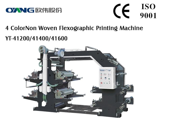 CE onayı dört renkli fleksografik baskı makinesi Flekso Baskı Makinesi